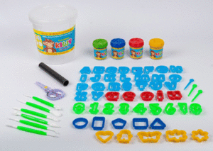 PLASTILINA KIWY KIT ACIDOS PACK 4 X 125 GR