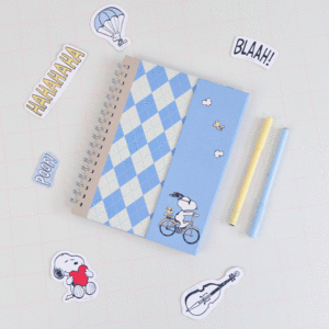 CUADERNO SNOOPY PINK