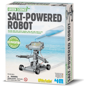 GREEN SCIENCE SALT POWERED ROBOT