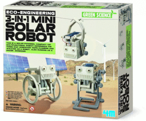 ECO ENGINEERING:  3 IN 1 MINI SOLAR ROBOT