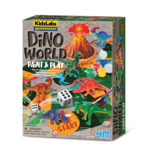 KIDZLABS GAMEMAKER - DINO WORLD PAINT & PLAY