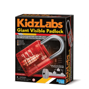 KIDZLABS - GIANT VISIBLE PADLOCK