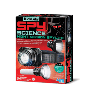 KIDZLABS SPY SCIENCE NIGHT MISSION SPYLITE 4M