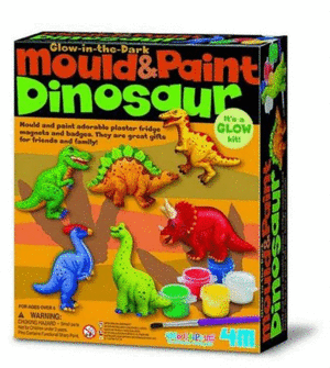 MOULD & PAINT DINOSAUR (GLOW IN THE DARK)