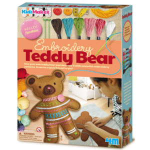 KIDZMAKER: EMBROIDERY TEDDY BEAR