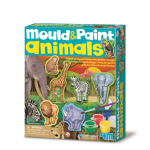 MOULD & PAINT ANIMALS 4M