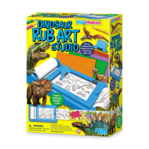 KIDZMAKER DINOSAUR RUB ART STUDIO 4M