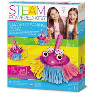 STEAM POWERED KIDS - CLEVER CLEANING ROBOT