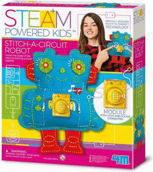 STEAM POWERED KIDS- STITCH A CIRCUIT ROBOT