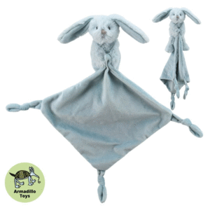 BLUE BUNNY FINGER PUPPET COMFORTER