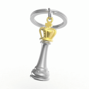 METALMORPHOSE KEYCHAIN CHESS KING