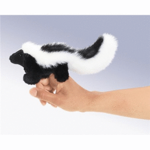 MINI SKUNK FINGER PUPPET