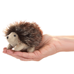 MINI HEDGEHOG FINGER PUPPET