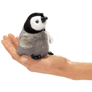 MINI PENGUIN, BABY EMPEROR FINGER PUPPET