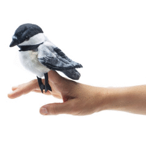 MINI CHICKADEE FINGER PUPPET