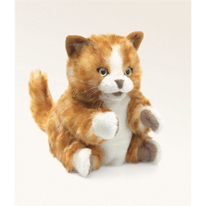 ORANGE TABBY KITTEN PUPPET