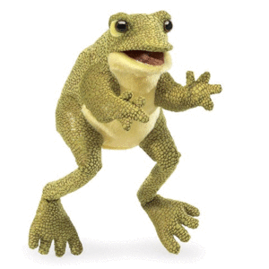 FUNNY FROG PUPPET