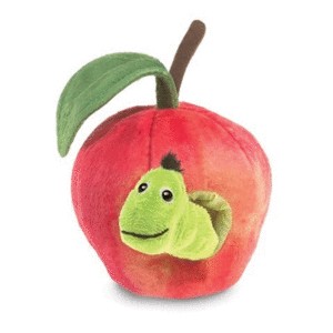 WORM IN APPLE FINGER PUPPET