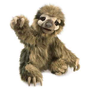 THREE-TOED SLOTH PUPPET