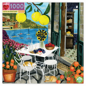 PUZZLE - CATS IN POSITANO - 1000 PIECE