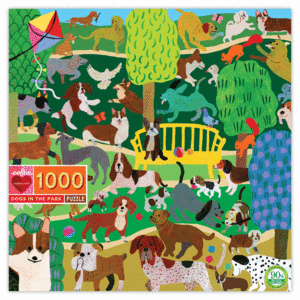 PUZZLE - DOGS IN THE PARK - 1000 PIECE
