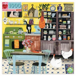 PUZZLE KITCHEN CHICKENS- 1000 PIEZAS