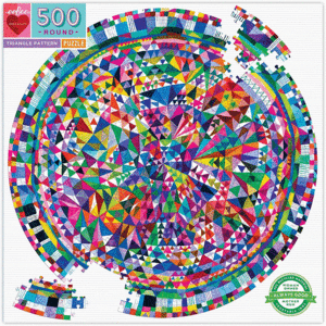 TRIANGLE PATTERN - 500 PCS ROUND PUZZLE