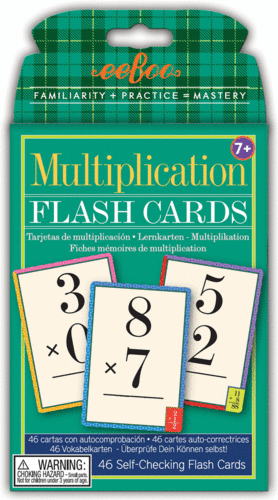 FLASH CARDS MULTIPLICATION