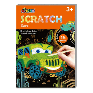 MINI SCRATCH BOOK - CARS