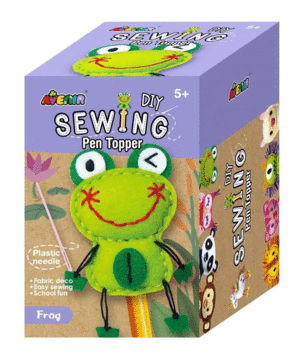 SEWING KIT - PEN TOPPER (FROG)