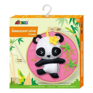 DIY EMBROIDERY HOOP PANDA