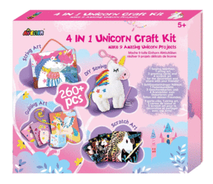 4 IN 1 UNICORN CRAFT KIT