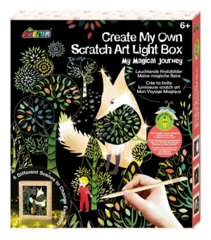 CREATE MY OWN SCRATCH ART LIGHT BOX  MY MAGICAL JOURNEY