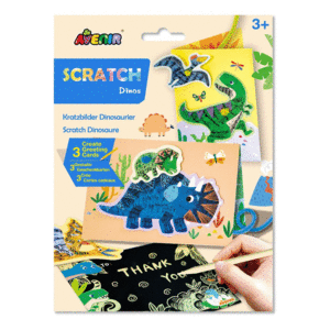 SCRATCH GREETINGS CARDS - DINOS