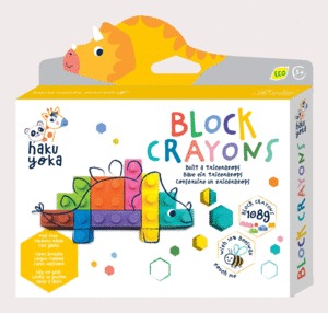 BLOCK CRAYONS TRICERATOPS 