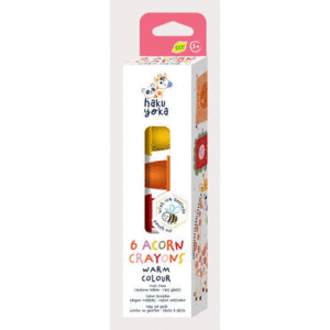 6 ACORN CRAYONS (102 G) WARM COLOURS