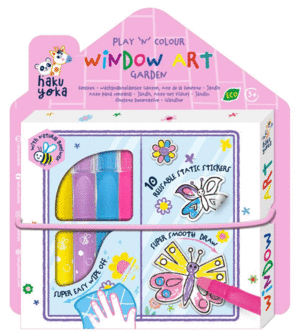 WINDOW ART - BUTTERFLY GARDEN