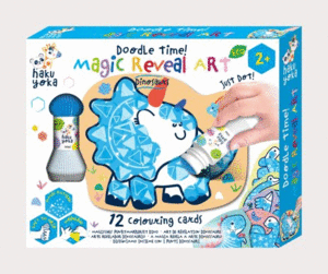 DOODLE TIME-MAGIC REVEAL ART - DINOSAURS