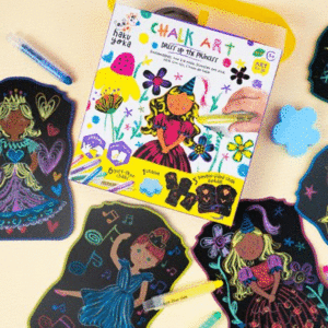 CHALK ART  DRESS UP THE PRINCESS