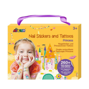 NAIL STICKERS AND TATTOOS PRINCESS