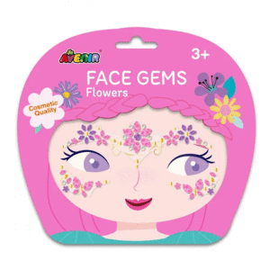 FACE GEMS FLOWERS