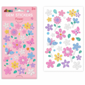 GEM STICKERS FLOWER