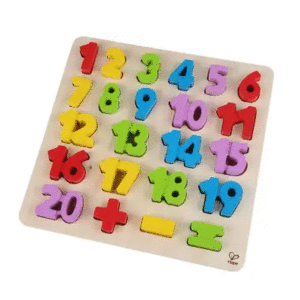 CHUNKY NUMBER MATH PUZZLE - 24 PCS