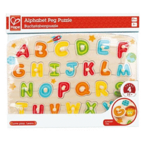 ALPHABET PEG PUZZLE - 27 PCS