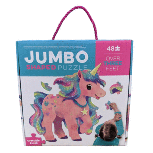 48 PIECE JUMBO SHAPED PUZZLE  UNICORN