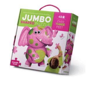JUMBO SHAPED PUZZLE 48 PIECES ELEPHANT