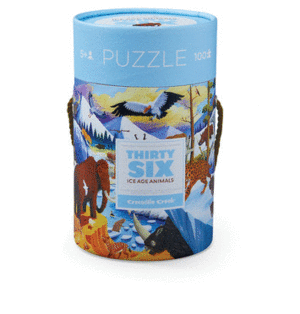 100 PUZZLE ICE AGE ANIMALS