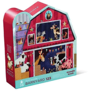 BARNYARD 123 - FLOOR PUZZLE- ROMPECABEZAS ANIMALES DE GRANJA