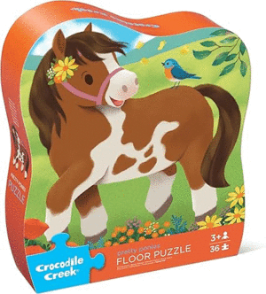 SHAPED BOX PRETTY PONIES PUZZLE 36 PIECES 