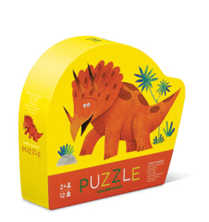 MINI PUZZLE/DINO DANCE 12 PC